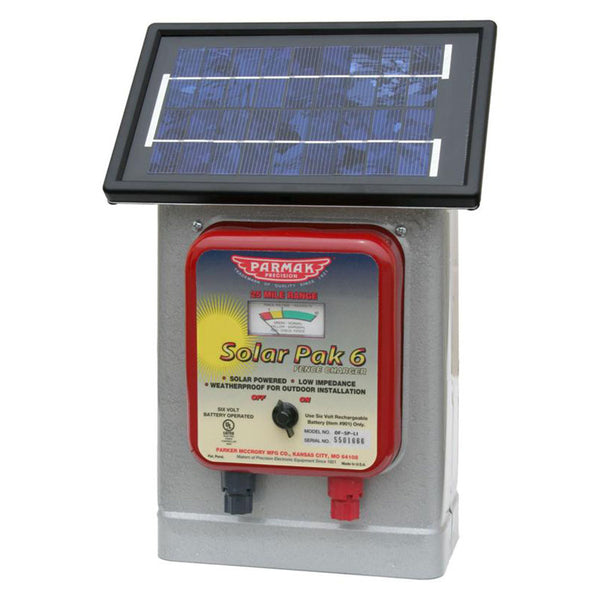 Parmak Deluxe Field Solar-Pak 6 Electric Fence Charger